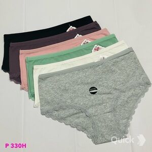 NWT 6 pcs Lace Cotton Cheeksters